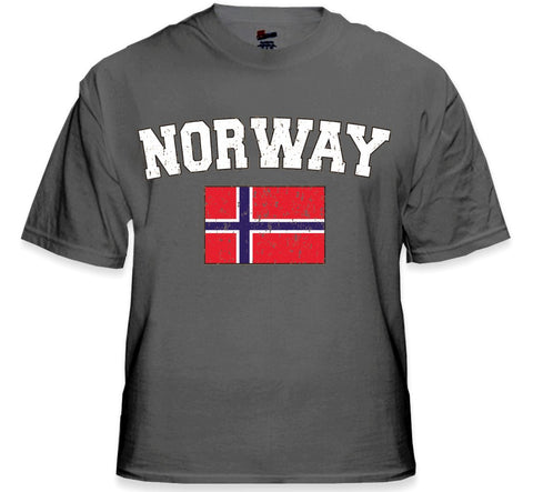 Norway Vintage Flag International Mens T-Shirt