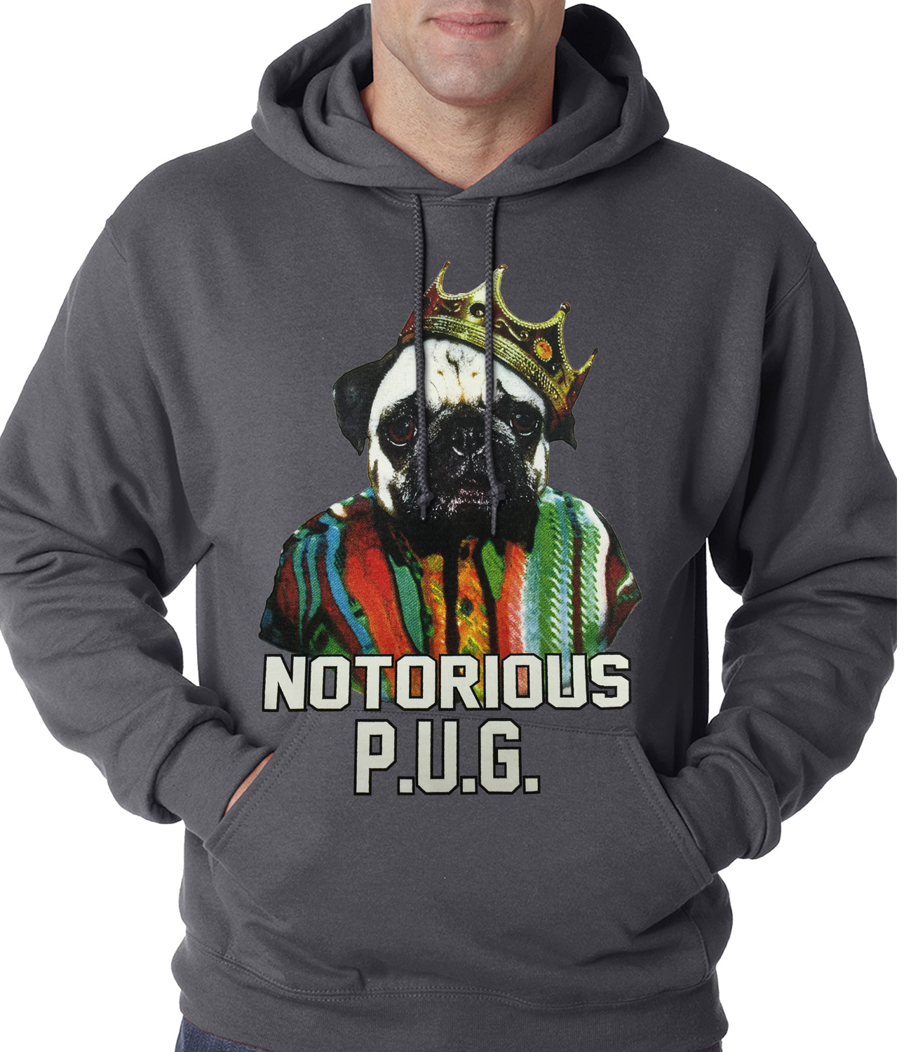 Notorious Pug Life Adult Hoodie