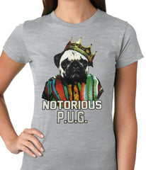 Notorious Pug Life Ladies T-shirt