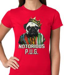 Notorious Pug Life Ladies T-shirt