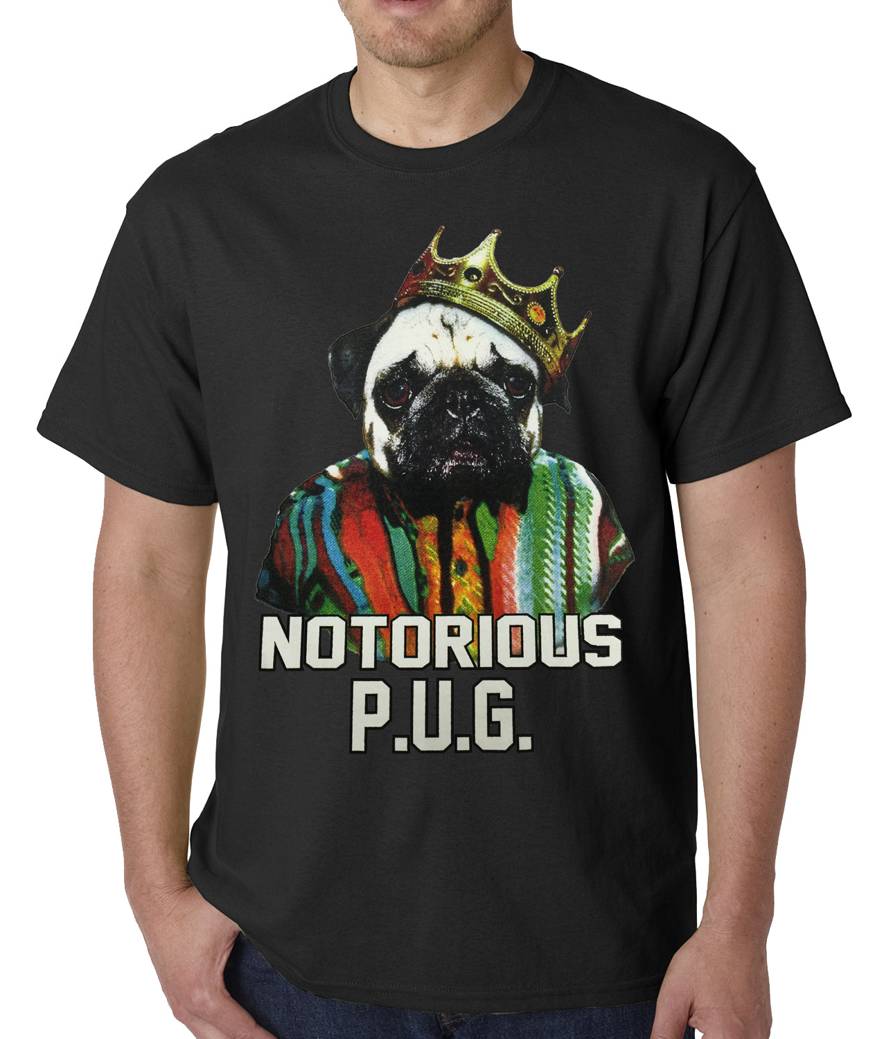 Notorius Pug Life Mens T-shirt