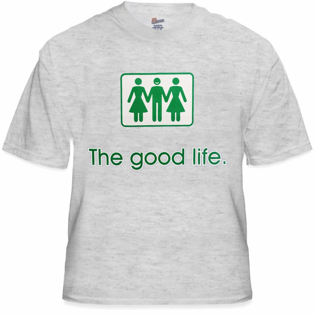 Novelty T-Shirts - The Good Life Threesome T-Shirt