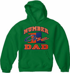 Number One Dad Adult Hoodie