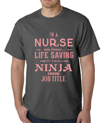 Nurse - Full Time Ninja Mens T-shirt