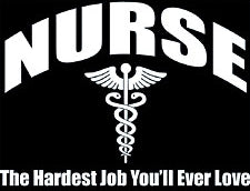 Nurse The Hardest Job Girls T-Shirt