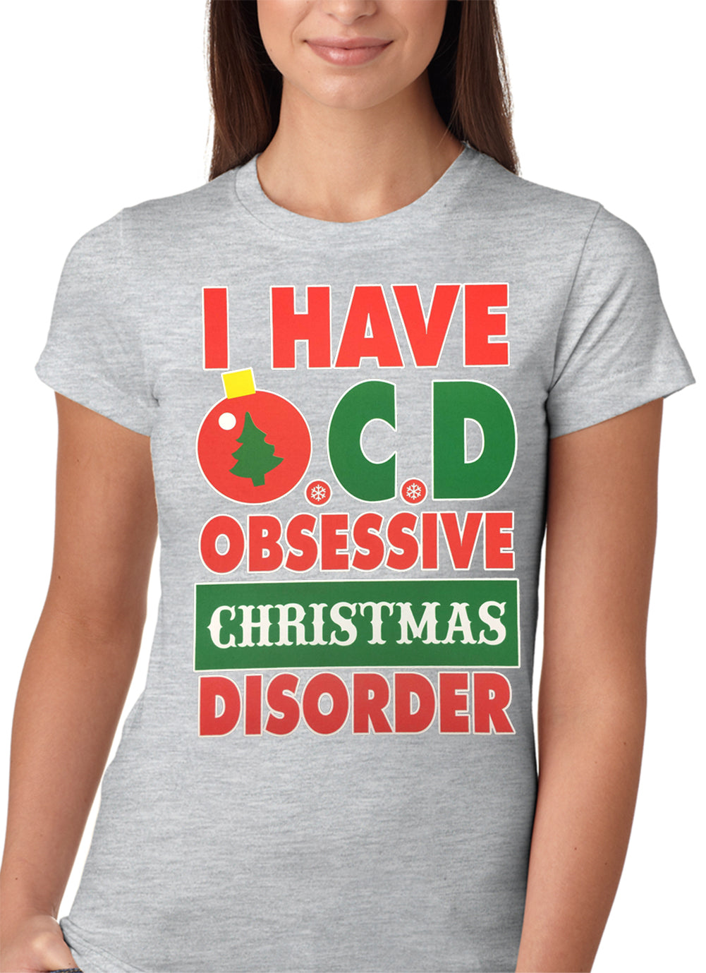 OCD--Obsessive Christmas Disorder Girls T-shirt