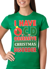 OCD--Obsessive Christmas Disorder Girls T-shirt