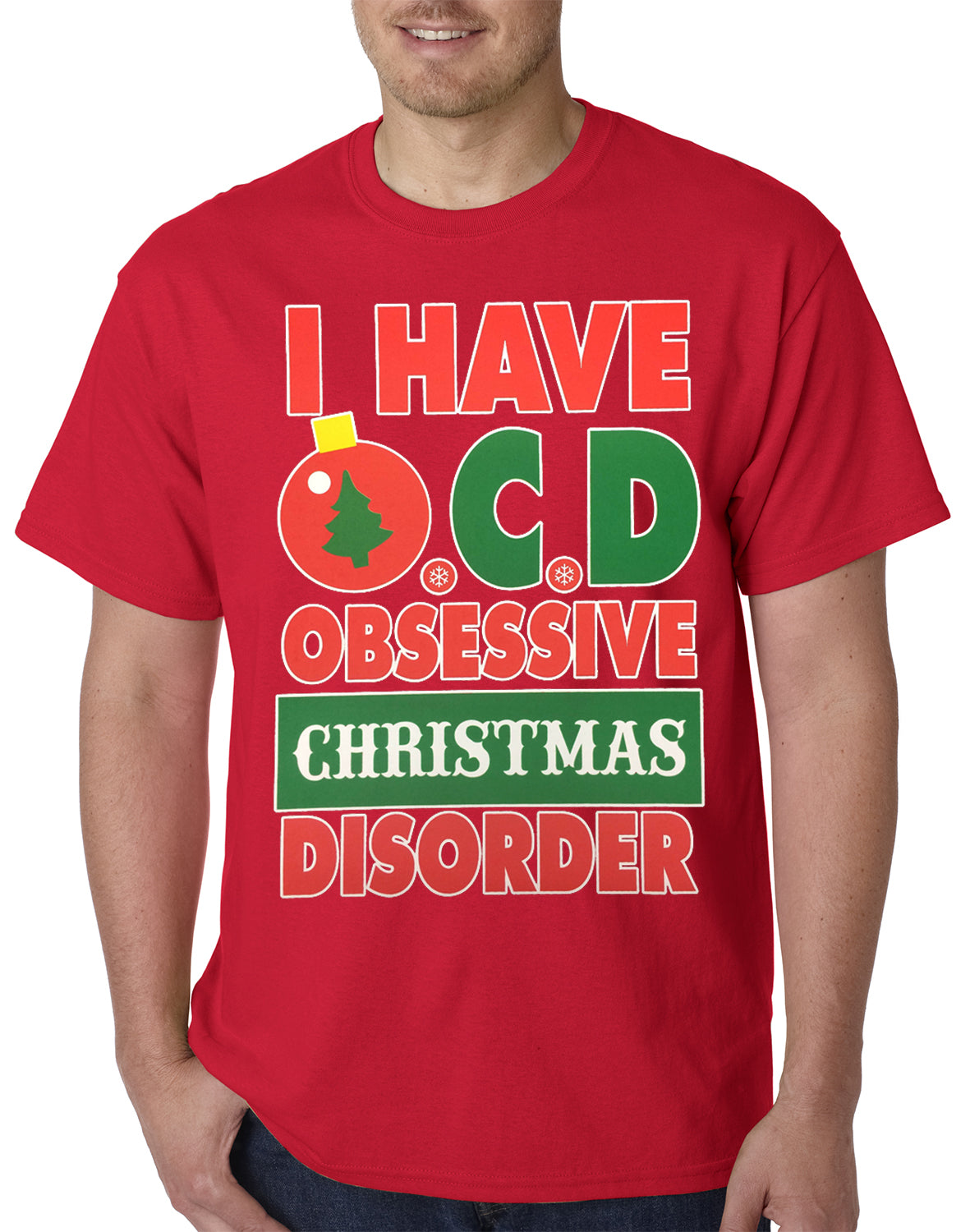 OCD - Obsessive Christmas Disorder Mens T-shirt