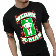 Offensive Christmas T-Shirts - Merry X-Mas T-Shirt