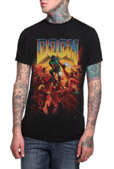 Official Doom Original Cover Mens T-shirt