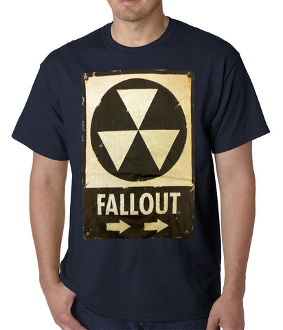 Official Fallout Nuclear Sign Mens T-shirt