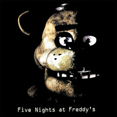 Official Five Nights at Freddy's Logo Mens T-Shirt (Black)