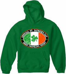 Official St. Patrick's Day Beer Drinking Adult Hoodie