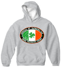 Official St. Patrick's Day Beer Drinking Adult Hoodie