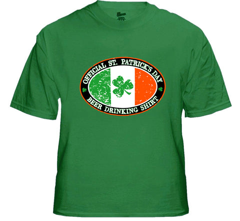 Official St. Patrick's Day Beer Drinking Men's T-Shirt