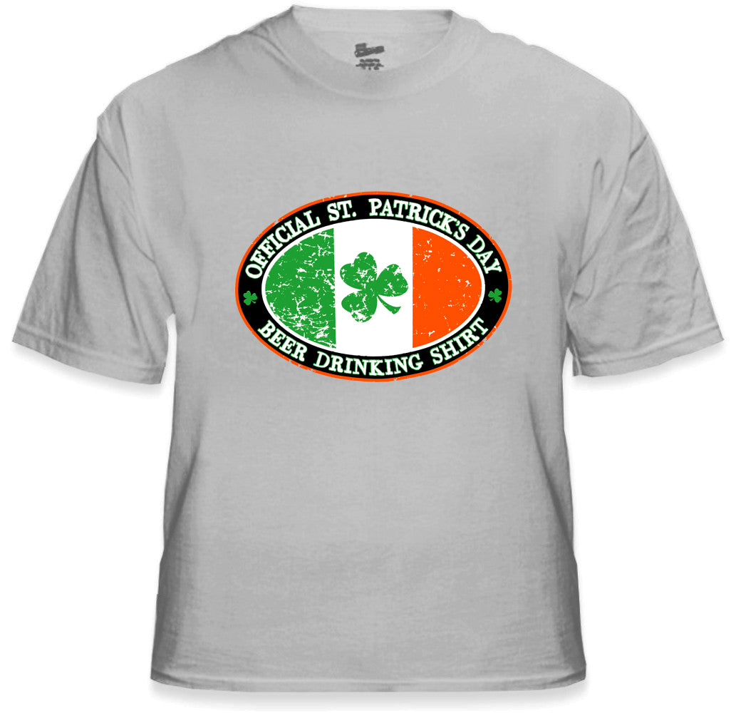 Official St. Patrick's Day Beer Drinking Men's T-Shirt