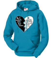 Oh I Wouldn't Mind.....Hazel Grace - Quote From Fault In Our Stars Adult Hoodie