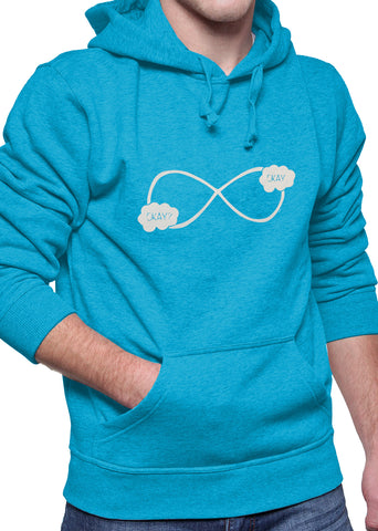 "Okay? Okay." John Green Quote The Fault in Our Stars Infinity Symbol Adult Hoodie