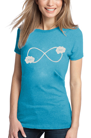 "Okay? Okay." John Green Quote The Fault in Our Stars Infinity Symbol Girl's T-Shirt