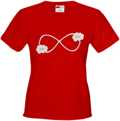 "Okay? Okay." John Green Quote The Fault in Our Stars Infinity Symbol Girl's T-Shirt