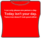 ...One Person A Day Girls T-Shirt