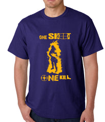 One Shot One Kill Sniper Mens T-shirt