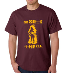 One Shot One Kill Sniper Mens T-shirt