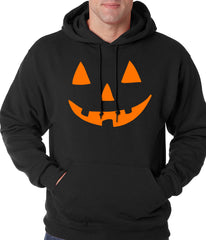 Halloween Hoodie - Orange Jack O' Lantern Adult Hoodie