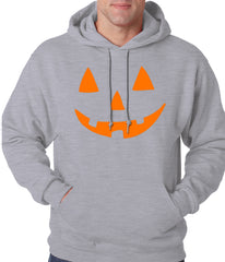 Halloween Hoodie - Orange Jack O' Lantern Adult Hoodie