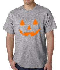 Halloween Tshirt - Orange Jack O' Lantern Mens T-shirt