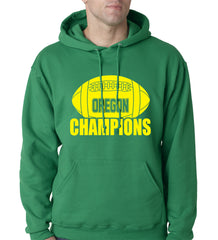 Oregon Football Champions Adult Hoodie