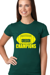 Oregon Football Champions Girls T-shirt