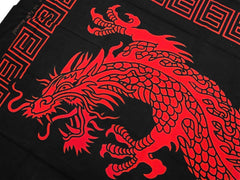 Oriental Twin Dragon Tapestry