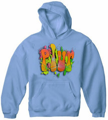 P.L.U.R. "Peace, Love, Unity, Respect" Adult Hoodie