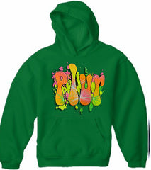 P.L.U.R. "Peace, Love, Unity, Respect" Adult Hoodie