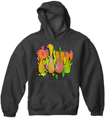 P.L.U.R. "Peace, Love, Unity, Respect" Adult Hoodie