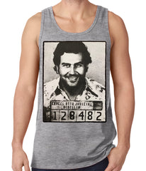 Pablo Escobar Smiling Mug Shot Tank Top
