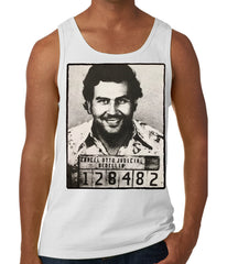 Pablo Escobar Smiling Mug Shot Tank Top