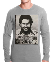 Pablo Escobar Smiling Mug Shot Thermal Shirt