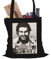 Pablo Escobar Smiling Mug Shot Tote Bag