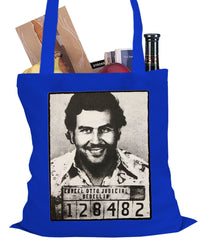 Pablo Escobar Smiling Mug Shot Tote Bag