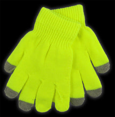 Pair of Neon Texting Gloves