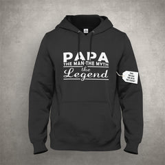 Papa - The Man, The Myth, The Legend® Fathers Day Mens Hoodie #1741