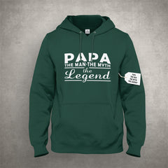 Papa - The Man, The Myth, The Legend® Fathers Day Mens Hoodie #1741