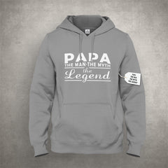 Papa - The Man, The Myth, The Legend® Fathers Day Mens Hoodie #1741