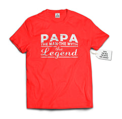 Papa - The Man, The Myth, The Legend® Fathers Day Mens T-shirt #1741