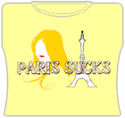 Paris Sucks Girls T-Shirt