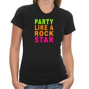 Party Like A Rock Star Girls T-Shirt