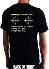 Passenger Instructions Mens T-Shirt  (Back Print)