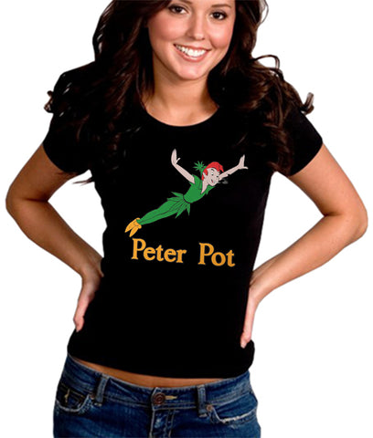 Peter Pot Funny Girl's T-Shirt